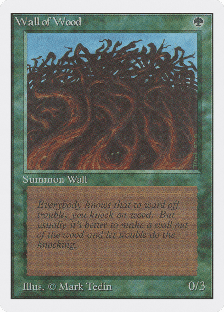 Wall of Wood (226) — Unlimited Edition