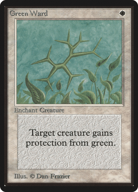 Green Ward (21) — Limited Edition Beta