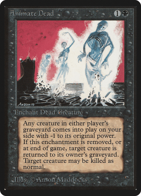 Animate Dead (93) — Limited Edition Beta
