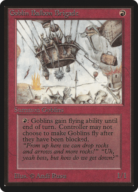 Goblin Balloon Brigade (154) — Limited Edition Beta