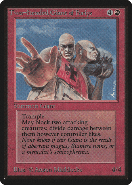 Two-Headed Giant of Foriys (180) — Limited Edition Beta