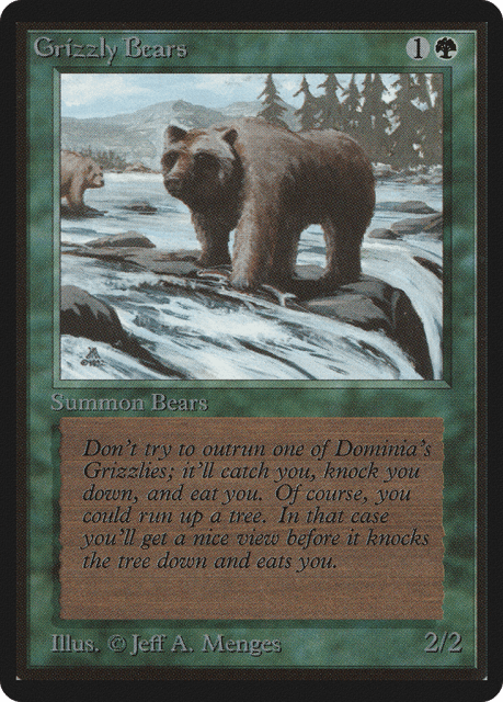 Grizzly Bears (200) — Limited Edition Beta