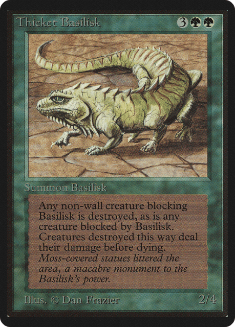 Thicket Basilisk (219) — Limited Edition Beta