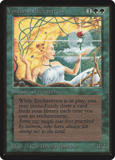 Verduran Enchantress (223) — Limited Edition Beta
