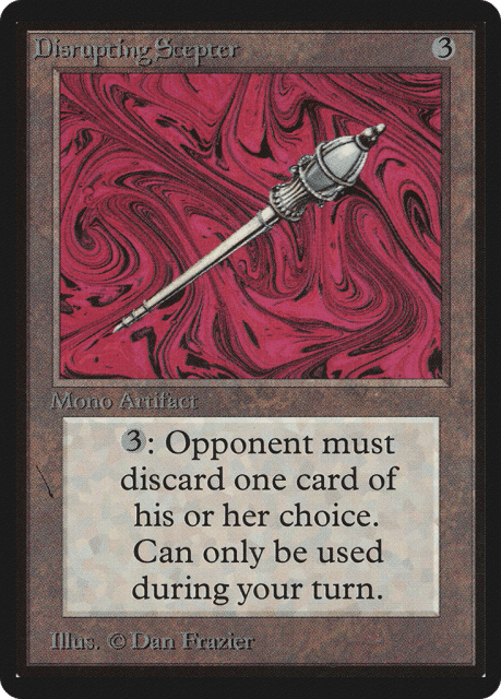 Disrupting Scepter (243) — Limited Edition Beta