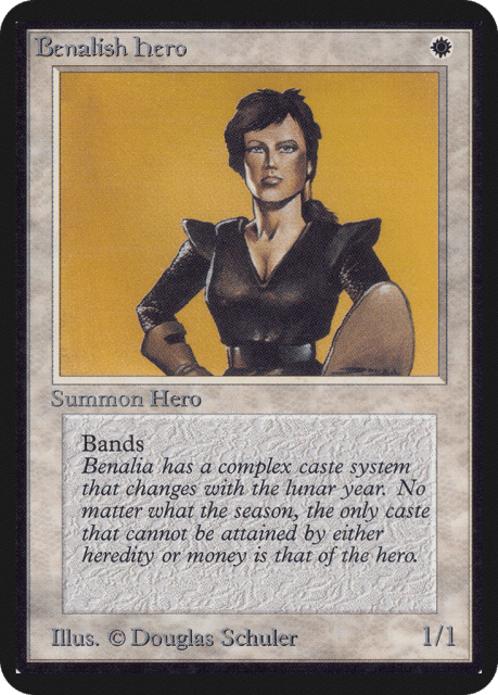 Benalish Hero (4) — Limited Edition Alpha