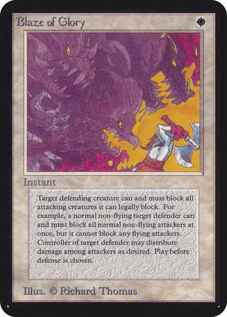 Blaze of Glory (6) — Limited Edition Alpha