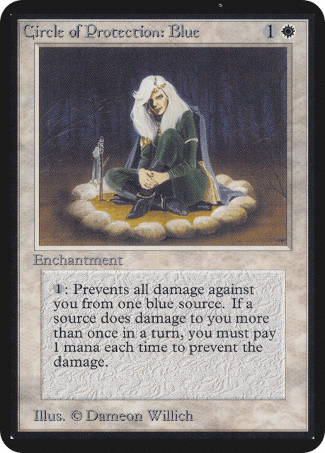 Circle of Protection: Blue (10) — Limited Edition Alpha