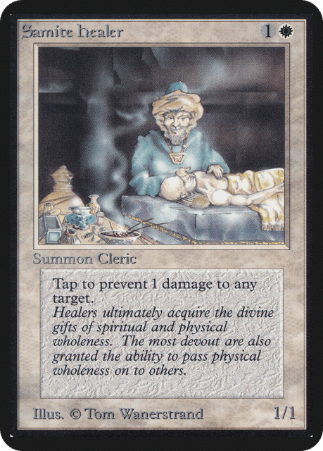 Samite Healer (37) — Limited Edition Alpha