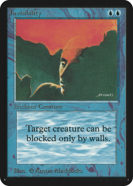 Invisibility (59) — Limited Edition Alpha