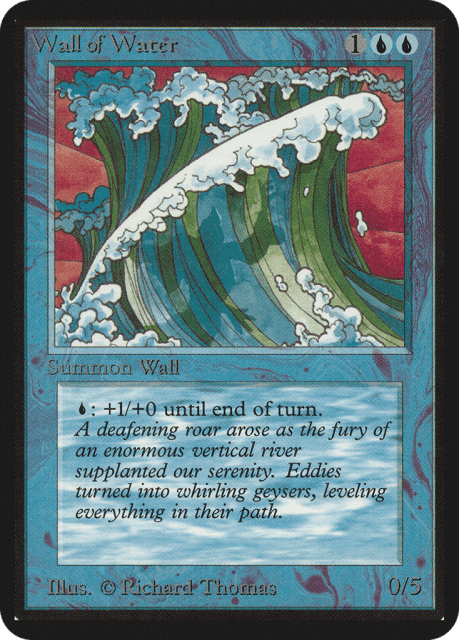 Wall of Water (90) — Limited Edition Alpha