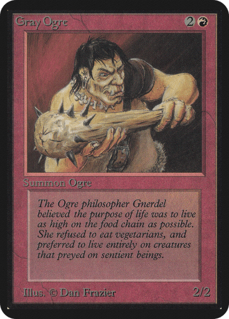 Gray Ogre (156) — Limited Edition Alpha