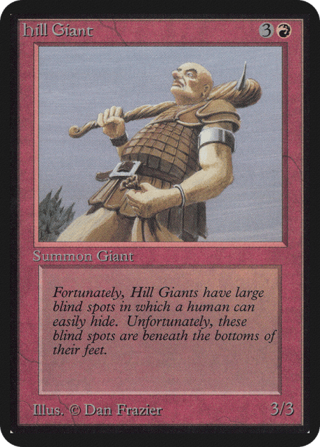 Hill Giant (157) — Limited Edition Alpha