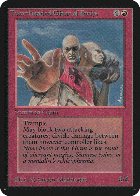 Two-Headed Giant of Foriys (179) — Limited Edition Alpha