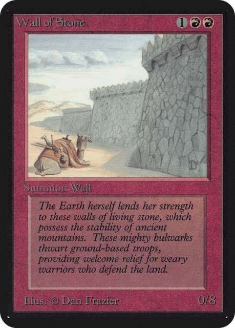 Wall of Stone (182) — Limited Edition Alpha