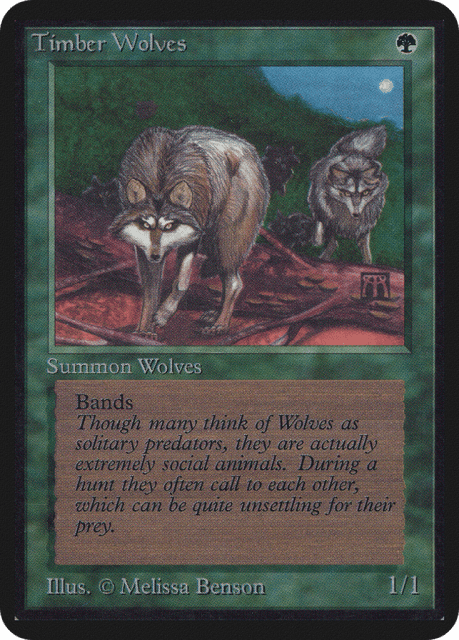 Timber Wolves (219) — Limited Edition Alpha