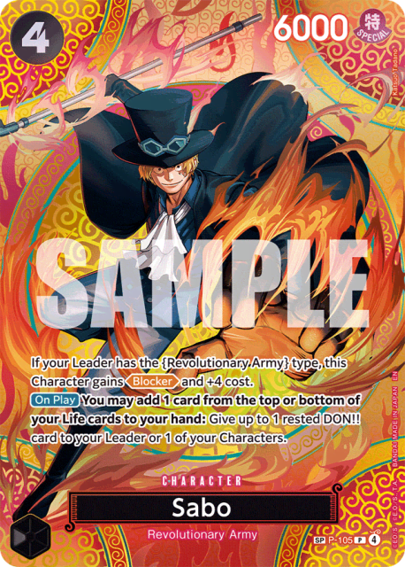 Sabo (105) — Promos