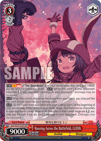 Running Across the Battlefield, LLENN — [EX] Extra Booster SAO Alternative – Gun Gale Online – 2