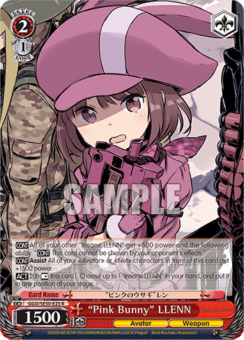 “Pink Bunny” LLENN — [EX] Extra Booster SAO Alternative – Gun Gale Online – 2