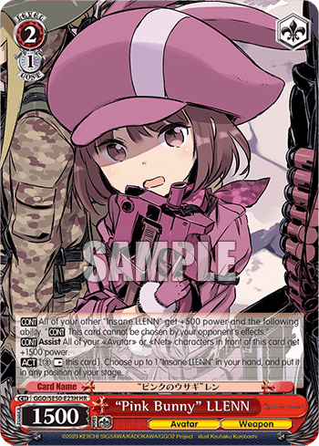 “Pink Bunny” LLENN — [EX] Extra Booster SAO Alternative – Gun Gale Online – 2