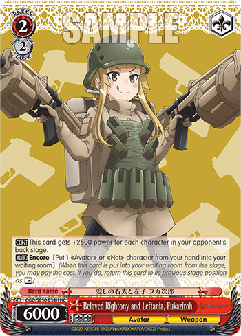 Beloved Rightony and Leftania, Fukaziroh — [EX] Extra Booster SAO Alternative – Gun Gale Online – 2