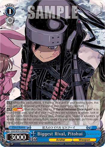 Biggest Rival, Pitohui — [EX] Extra Booster SAO Alternative – Gun Gale Online – 2