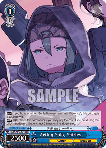 Acting Solo, Shirley — [EX] Extra Booster SAO Alternative – Gun Gale Online – 2