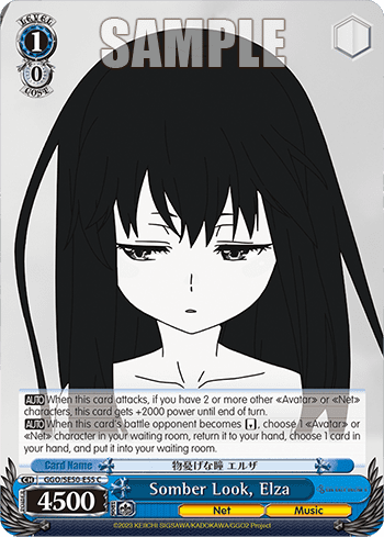 Somber Look, Elza — [EX] Extra Booster SAO Alternative – Gun Gale Online – 2