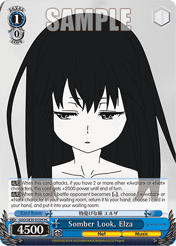 Somber Look, Elza — [EX] Extra Booster SAO Alternative – Gun Gale Online – 2