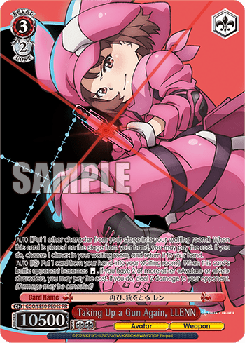 Taking Up a Gun Again, LLENN (Holo) — [EX] Extra Booster SAO Alternative – Gun Gale Online – 2
