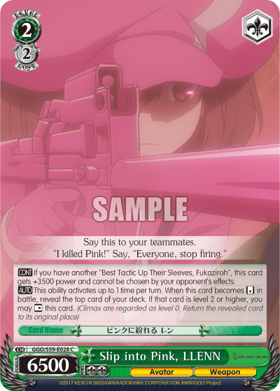 Slip into Pink, LLENN — SAO Alternative – Gun Gale Online –