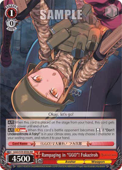 Rampaging in "GGO"! Fukaziroh — SAO Alternative – Gun Gale Online –