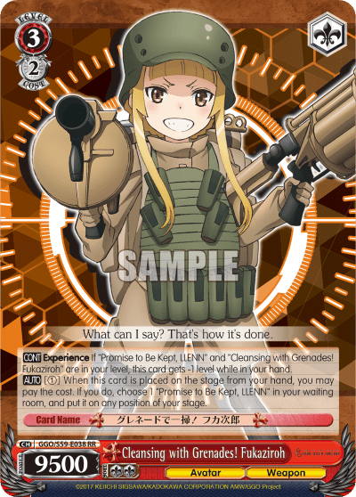 Cleansing with Grenades! Fukaziroh — SAO Alternative – Gun Gale Online –