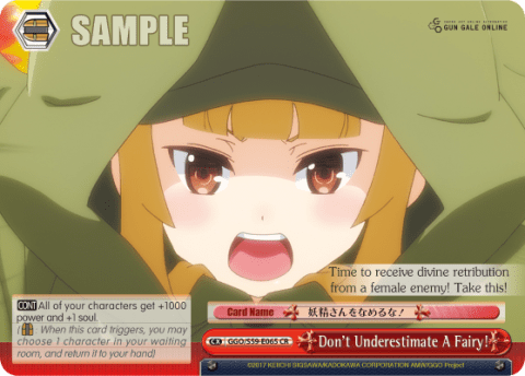 Don't Underestimate A Fairy! — SAO Alternative – Gun Gale Online –