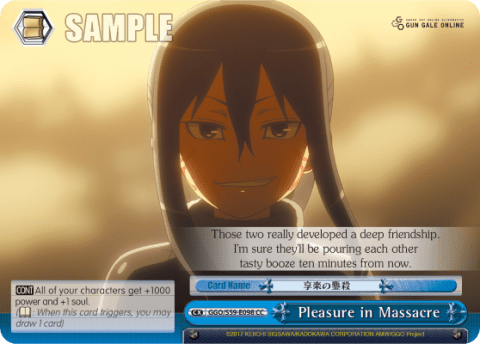 Pleasure in Massacre — SAO Alternative – Gun Gale Online –