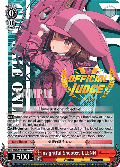 Insightful Shooter, LLENN — PR Card 【Schwarz Side】