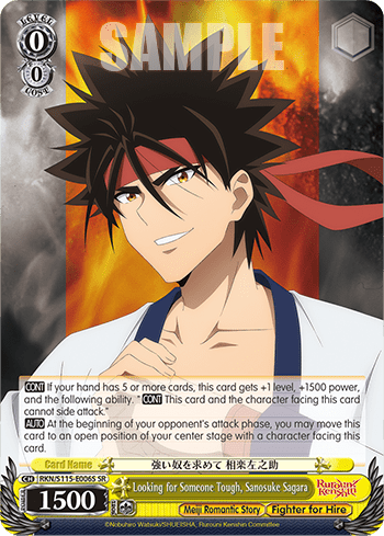 Looking for Someone Tough, Sanosuke Sagara (Holo) — Rurouni Kenshin