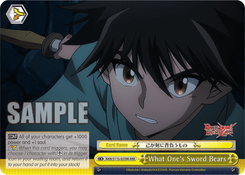 What One's Sword Bears — Rurouni Kenshin