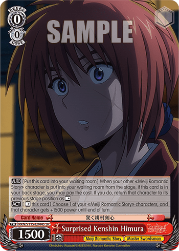 Surprised Kenshin Himura (Holo) — Rurouni Kenshin