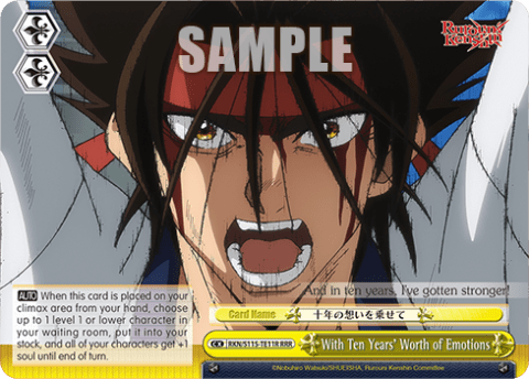 With Ten Years' Worth of Emotions — [TD] Trial Deck Rurouni Kenshin