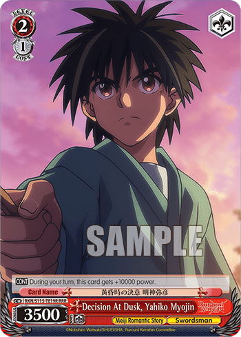 Decision At Dusk, Yahiko Myojin — [TD] Trial Deck Rurouni Kenshin