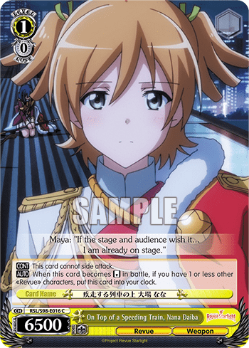 On Top of a Speeding Train, Nana Daiba — Revue Starlight The Movie