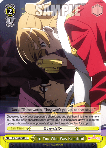 To You Who Was Beautiful — Revue Starlight The Movie