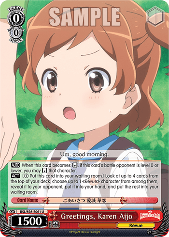 Greetings, Karen Aijo — Revue Starlight The Movie