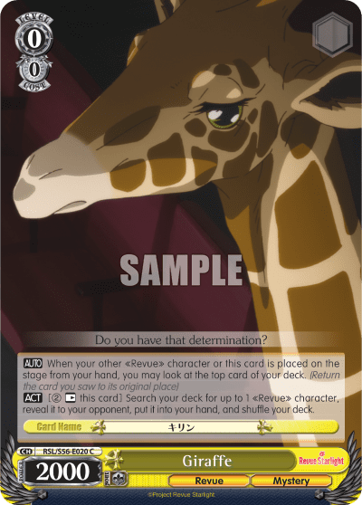 Giraffe — Revue Starlight