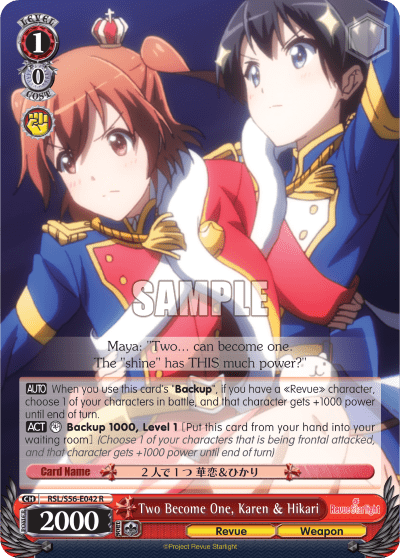 Two Become One, Karen & Hikari — Revue Starlight