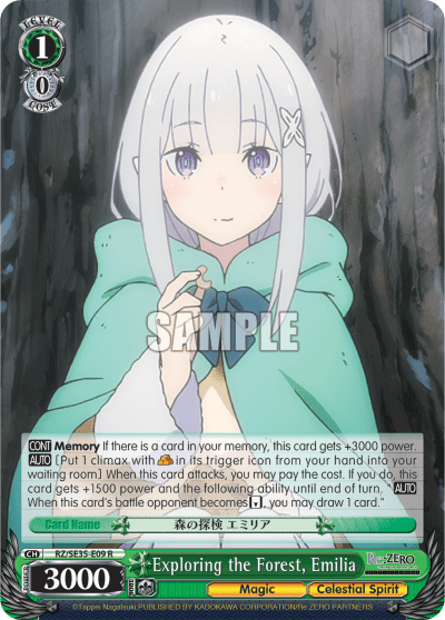 Exploring the Forest, Emilia — [EX] Re:ZERO -Starting Life in Another World- The Frozen Bond