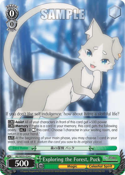Exploring the Forest, Puck — [EX] Re:ZERO -Starting Life in Another World- The Frozen Bond