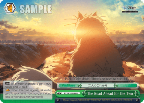 The Road Ahead for the Two — [EX] Re:ZERO -Starting Life in Another World- The Frozen Bond