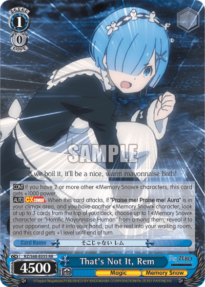 That's Not It, Rem — Re:ZERO -Starting Life in Another World- Memory Snow